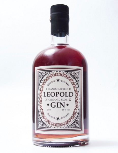 BIO Leopold Sloe Gin, bottled by hand at sweetART